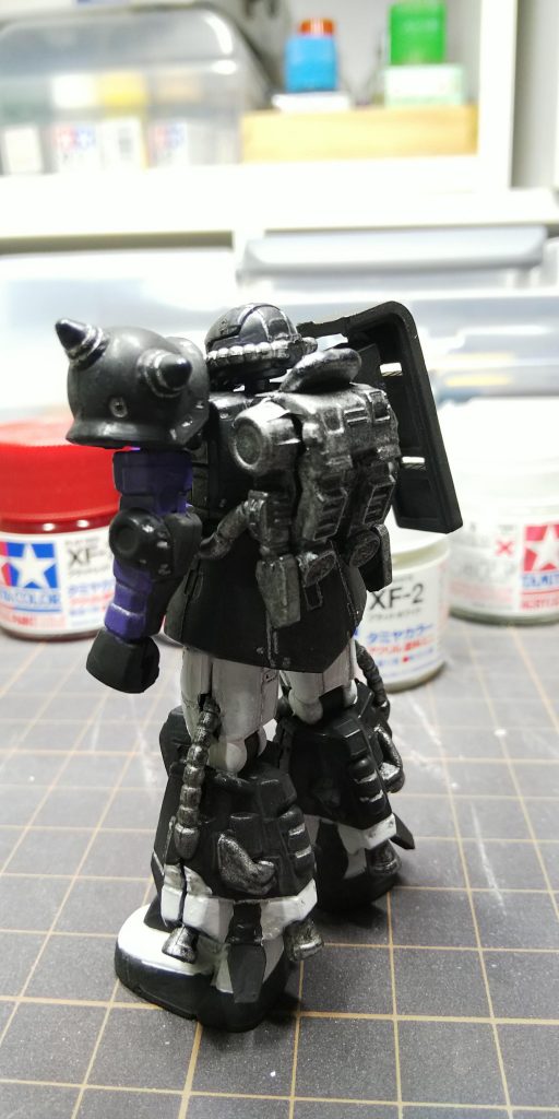 ガシャプラ　高機動型ザクⅡ–3枚目/制作者：フルアーマプドウ