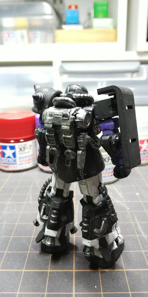 ガシャプラ　高機動型ザクⅡ–4枚目/制作者：フルアーマプドウ