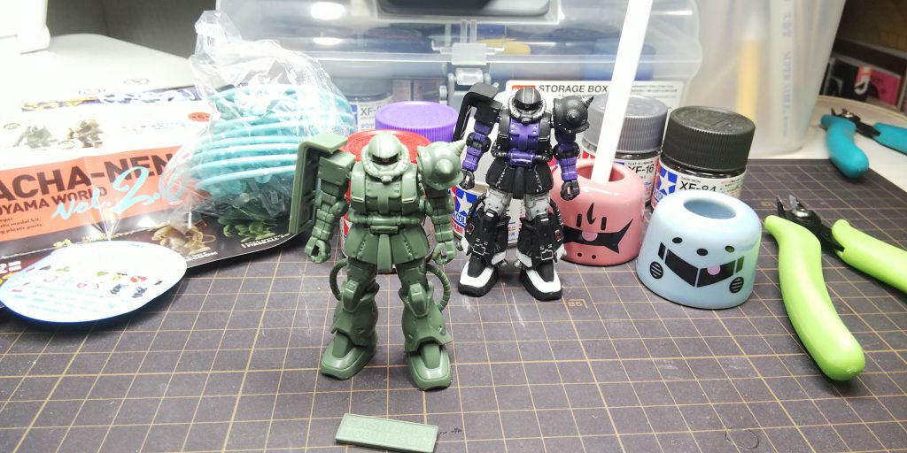 ザクⅡ改　ザクⅠ–2枚目/制作者：フルアーマプドウ