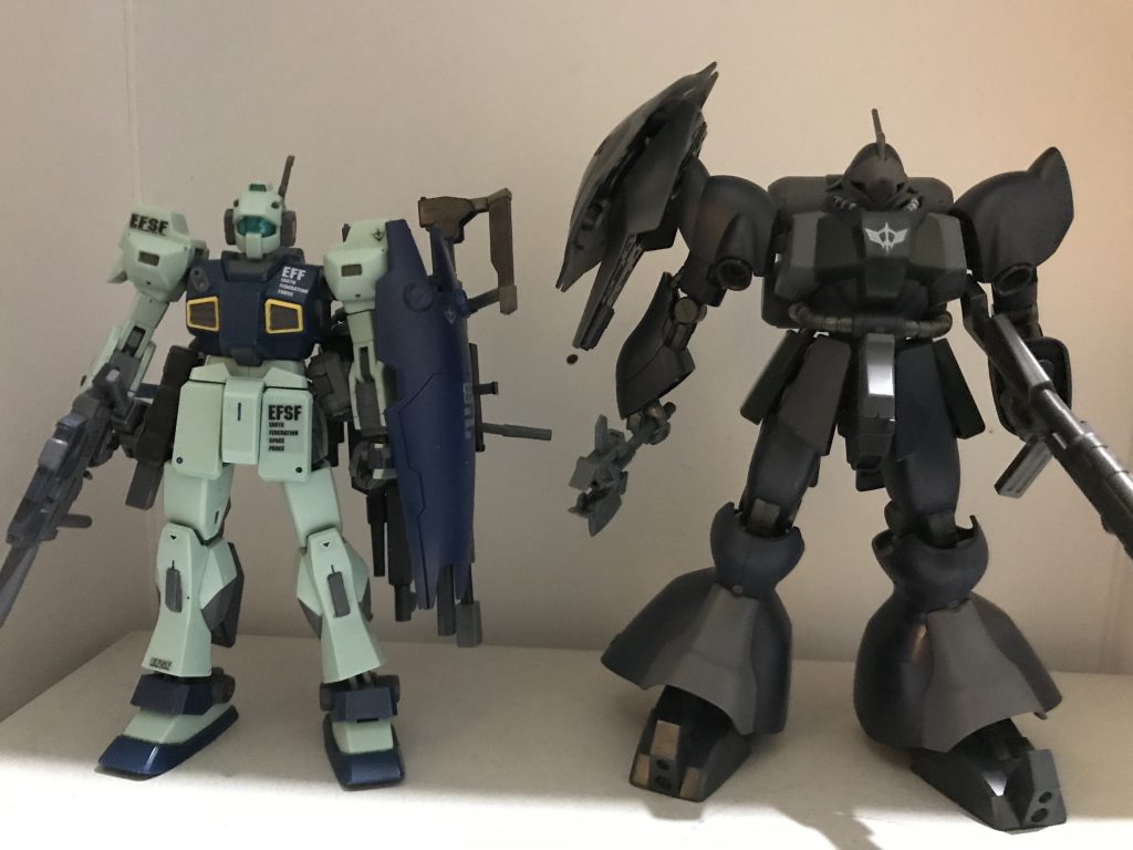 並んで
こうやってみると結構体格差がありますね