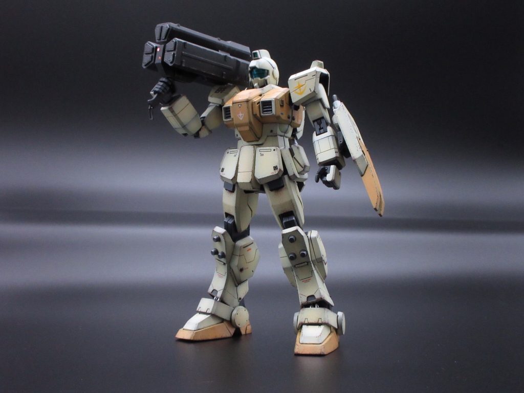 陸戦型ジム ウェザリング–4枚目/制作者：@fujii753