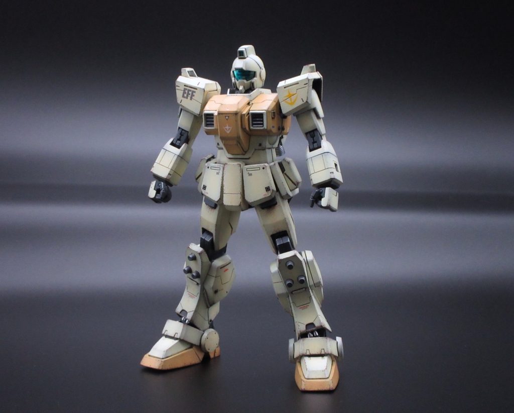 陸戦型ジム ウェザリング–2枚目/制作者：@fujii753