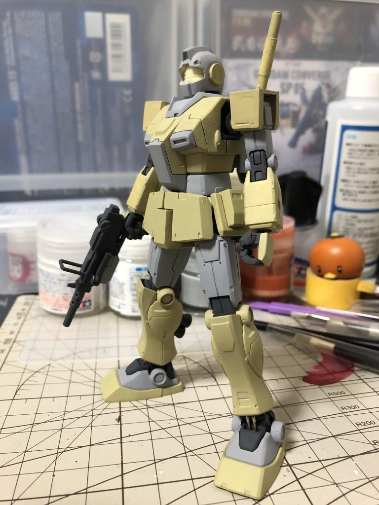 下塗り終了時。