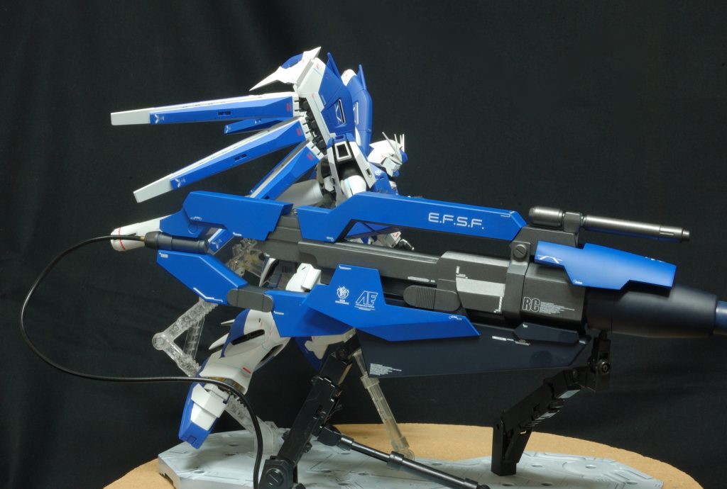 マスターグレード　Hi-νガンダム（HWS）　ハイパーメガバズーカランチャー装備型–3枚目/制作者：@sary19720910