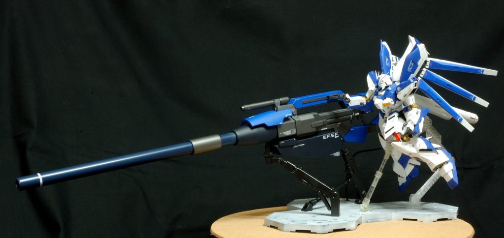 マスターグレード　Hi-νガンダム（HWS）　ハイパーメガバズーカランチャー装備型–5枚目/制作者：@sary19720910