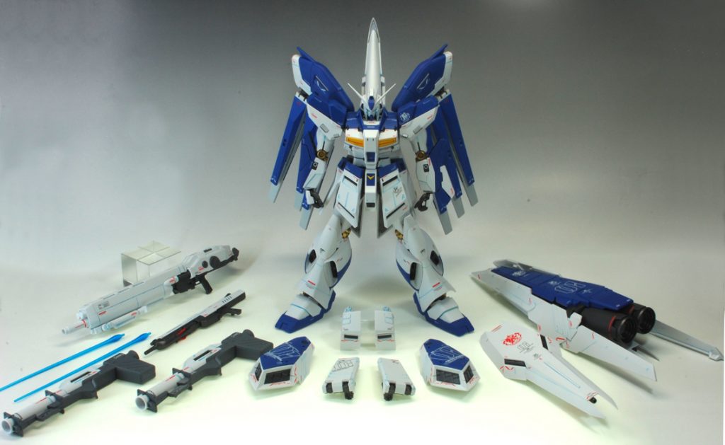 マスターグレード　Hi-νガンダム（HWS）　ハイパーメガバズーカランチャー装備型–4枚目/制作者：@sary19720910