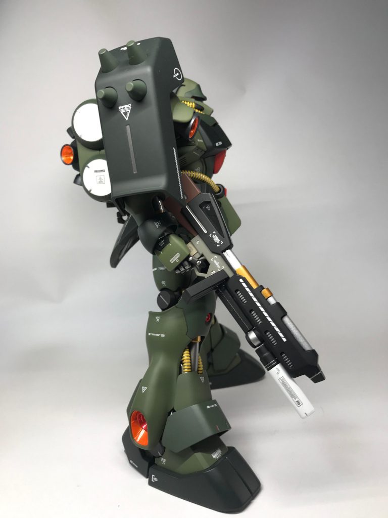 おそらく今までの製作で一番塗装に力を入れました。原作のイメージはあまり崩さず、かつ手を加えていった結果ですが、如何でしょうか？