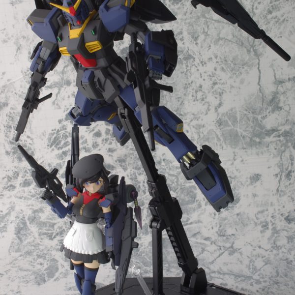 ビルドガンダム　MKⅡ　ティターンズ　Ver.アヤメ with ダイバーアヤメティターンズメイドVer