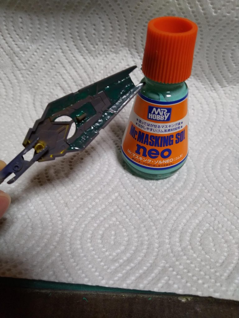 初めてマスキングゾル使ってみました！