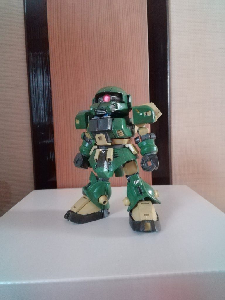 塗装は久々に全て筆塗りでやってみました。