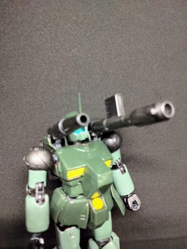 オリジナルのキャノン砲とザクバズーカ砲