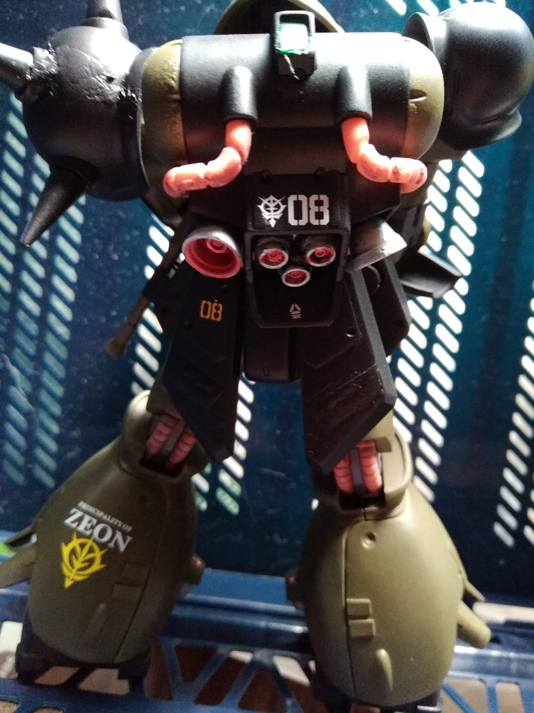 足のジオン軍デカールがお気に入りです(*´・ω-)b、