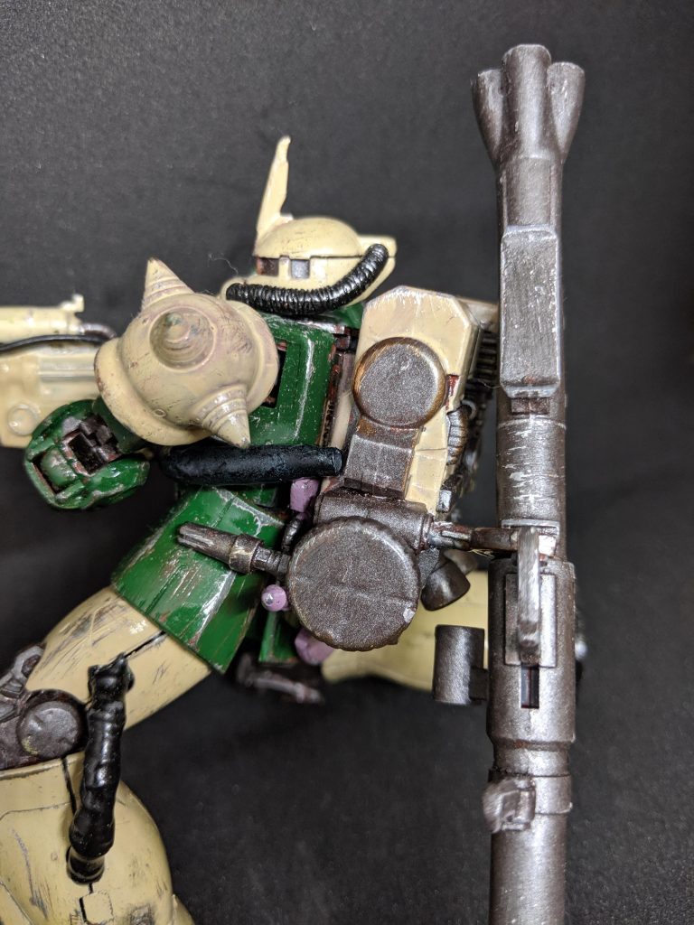 ザクマシンガンを改造した固定マシンガン