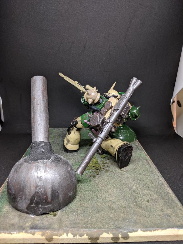 ジオラマ作品「残党軍の抵抗」–2枚目/制作者：@reizublue