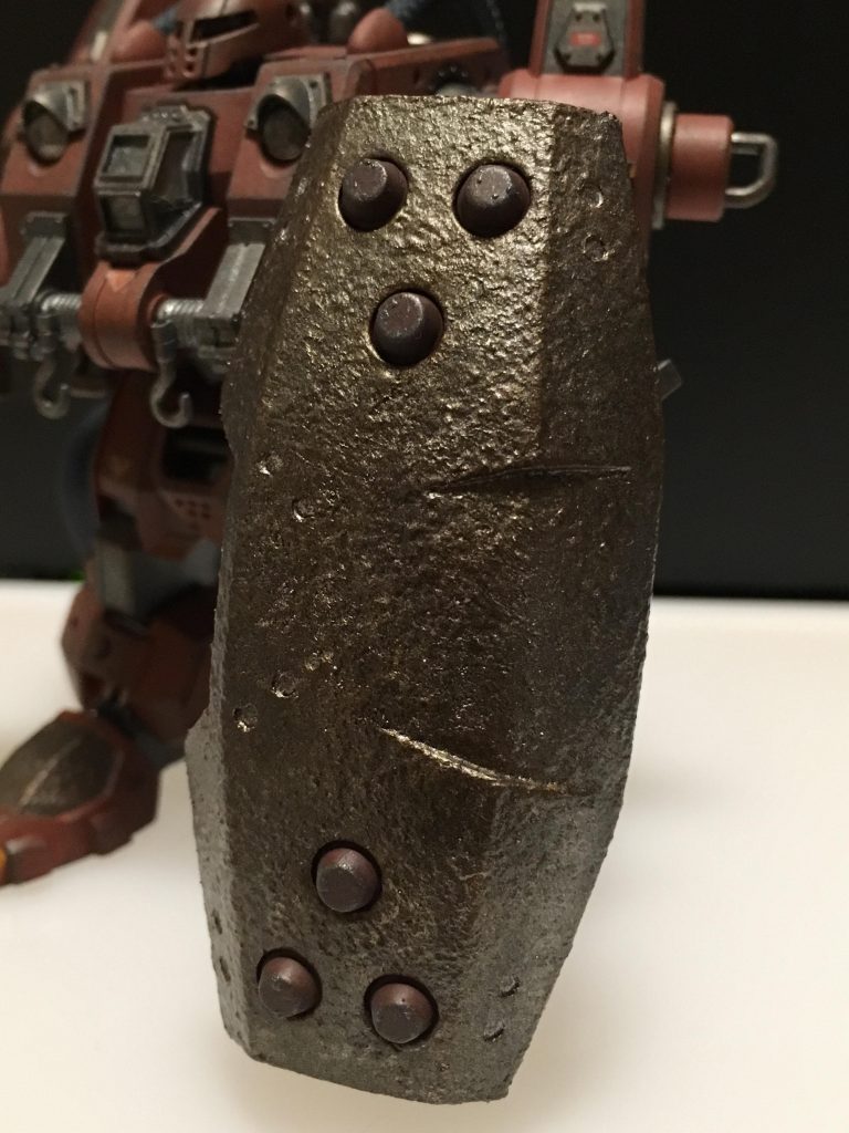 お手軽なのに存在感もりもり、お気に入りの鋳造表現です。