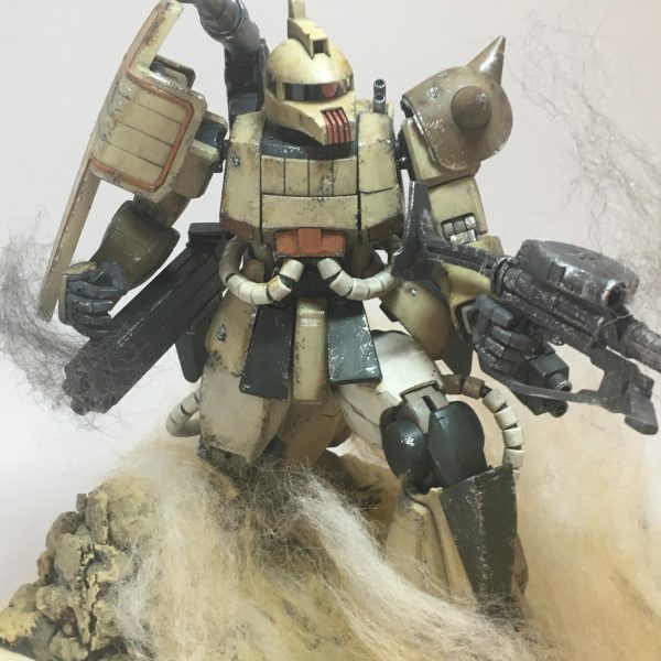 砂塵の中の攻防戦