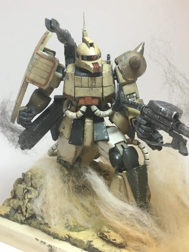 砂塵の中の攻防戦