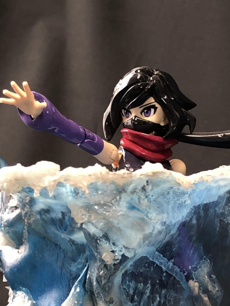 右下からのショット、水の勢いを表現したつもり。