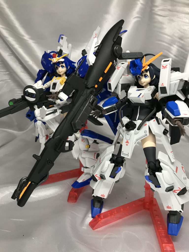 センチネルといえばこの並び!
ダイバーモモカが絶対発売すると信じていたんで、モモカでゼータプラスを作って並べる計画でした…
待ってますよダイバーモモカ。