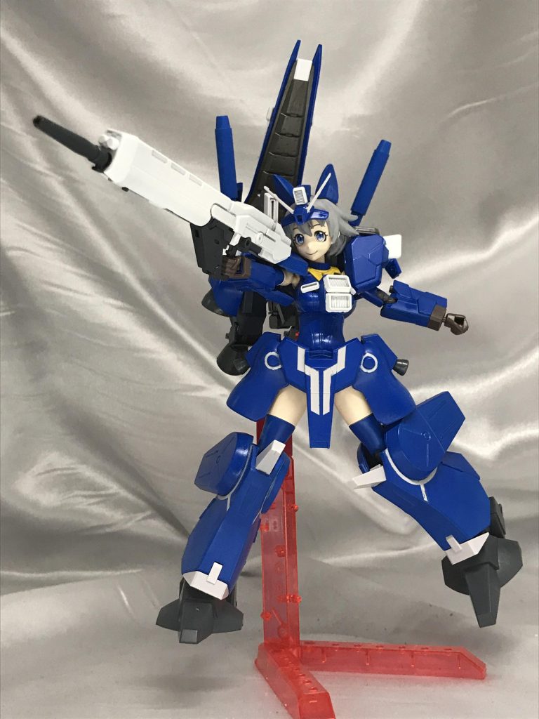 組んでて、わりとMk５と似て非になるものになりかけてたので武器は趣味です（笑）
ライフルの中で一番好きなシナンジュスタインのライフルを採用しました。