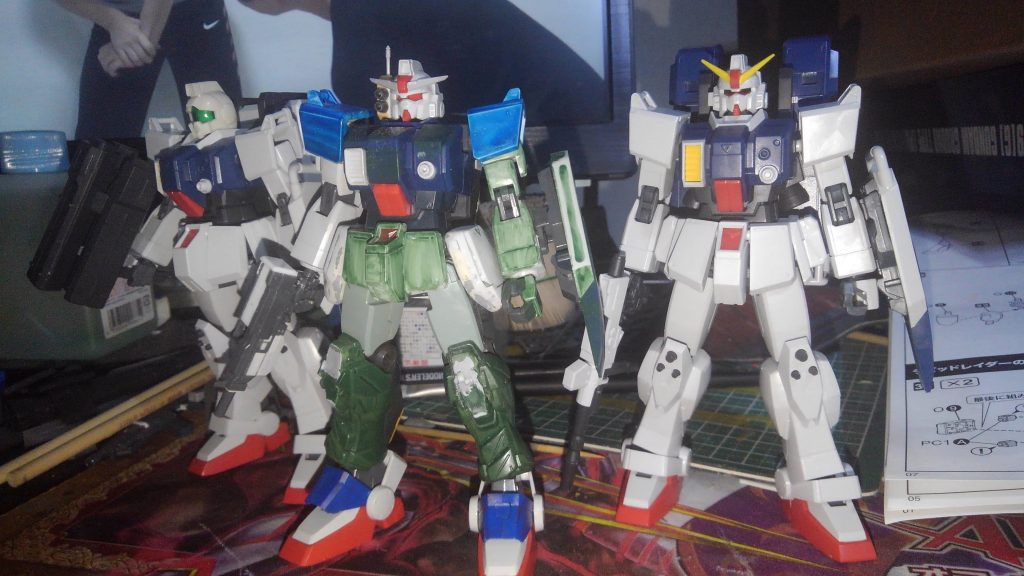 元々塗装の練習というか、正直半ば捨て状態の陸ガンでした。