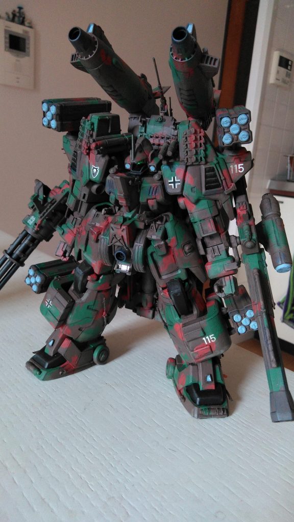 陸戦型を意識して、久々に迷彩！楽しかったです❤(ӦｖӦ｡)