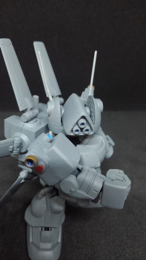 SD MS-06E-3 ザク強行偵察型”フリッパー”(クロスシルエット改造–4枚目/制作者:とむはち