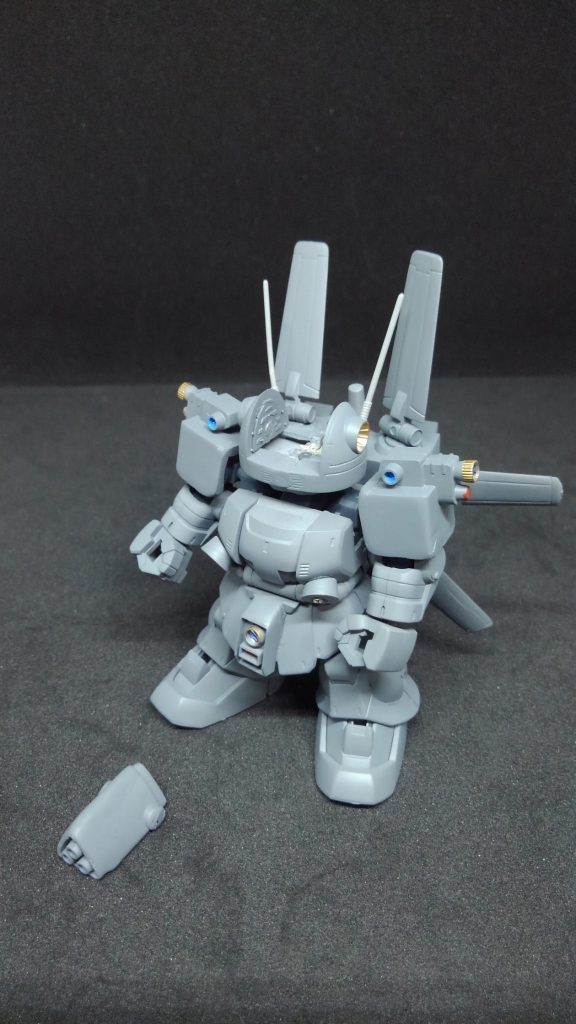 SD MS-06E-3 ザク強行偵察型”フリッパー”(クロスシルエット改造–5枚目/制作者:とむはち