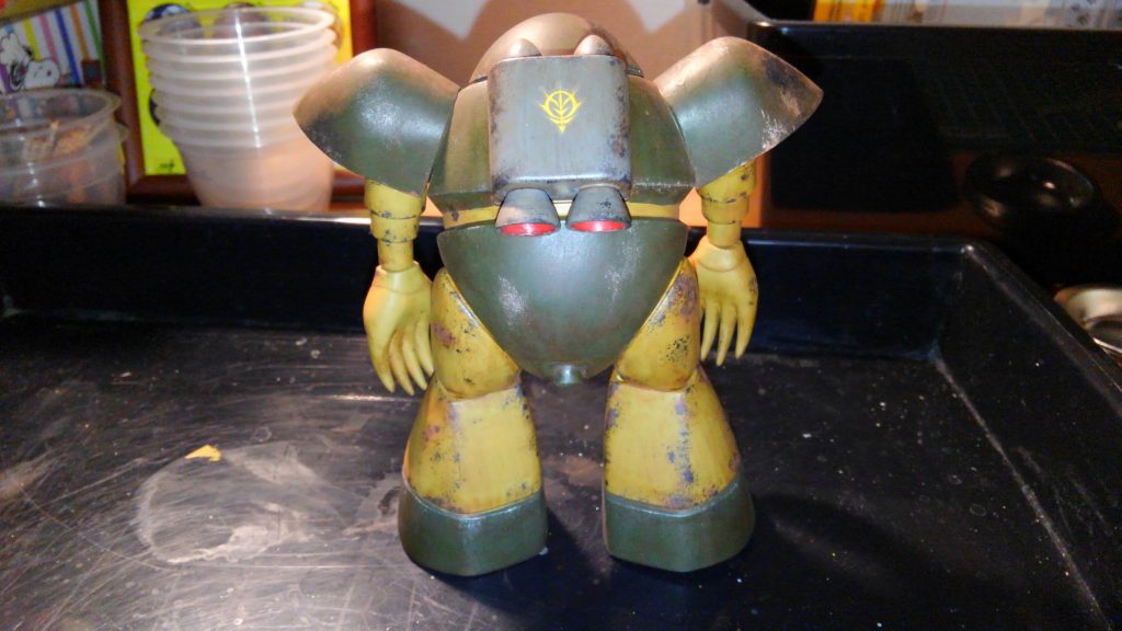 お尻の汚しが少なかったかも