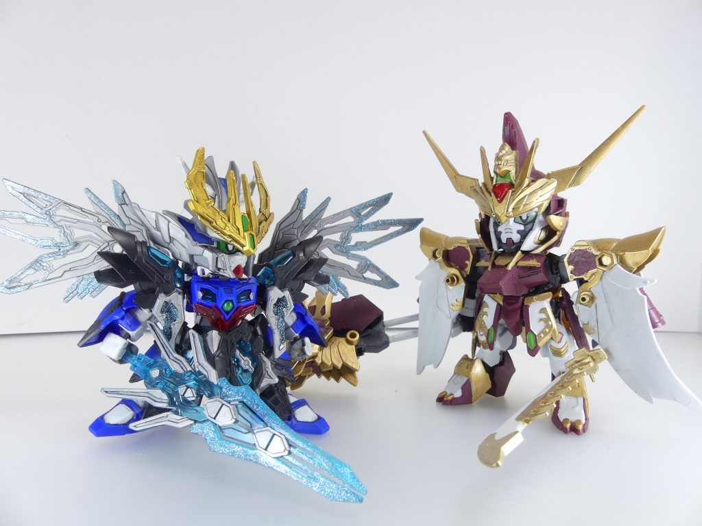 旧曹操･･･ではなく自作した[曹操バルバトス](https://gumpla.jp/sd/112273)と。配色自体はあまり変えていないので参考程度に。