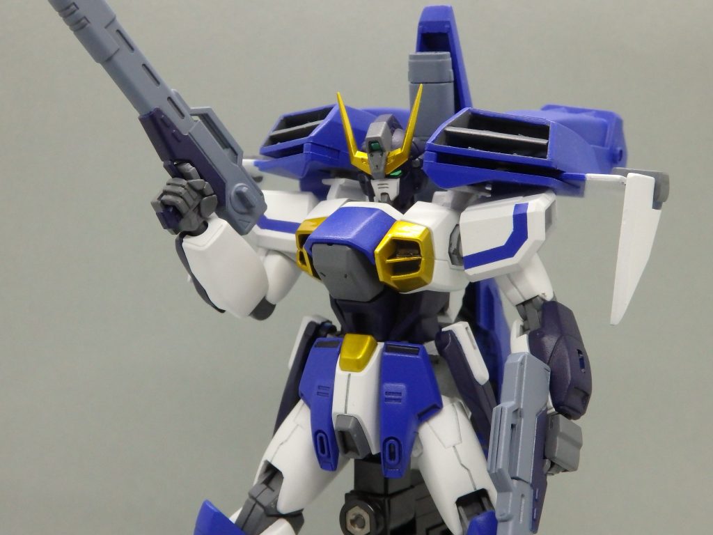 旧1/100HGの箱絵風にキメッ!
写真の練習もいないとですね…w