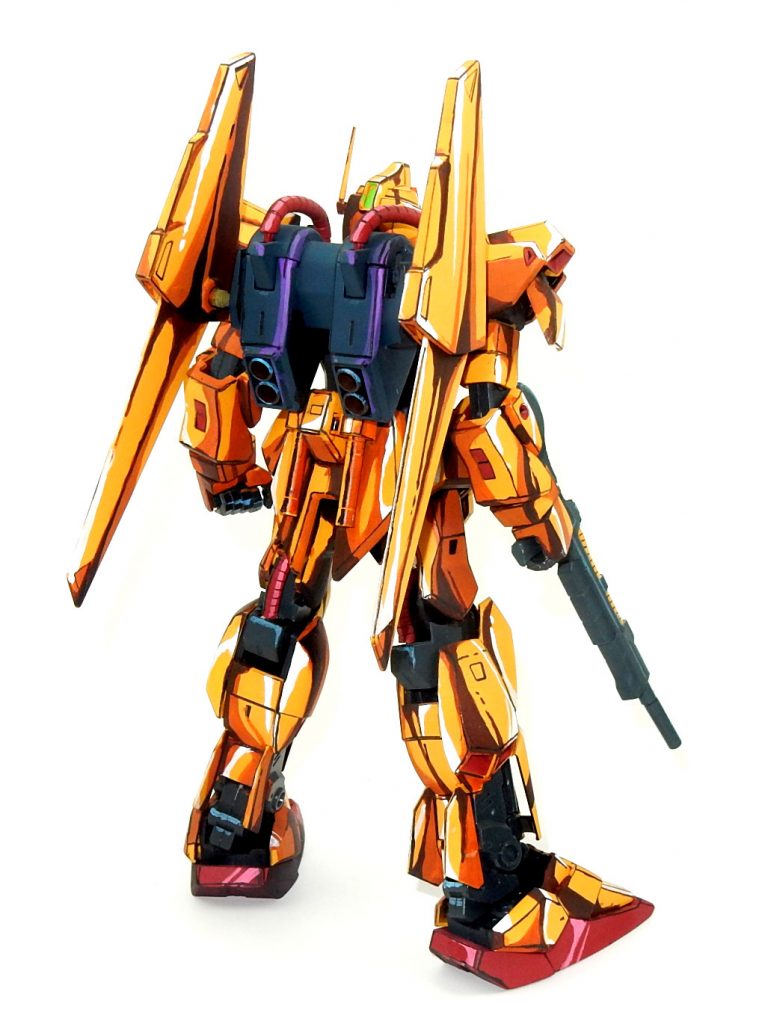 MG百式1.0 ワカメ影アニメイラスト風 バリュートシステム&メガバズーカランチャー付き–4枚目/制作者:今日