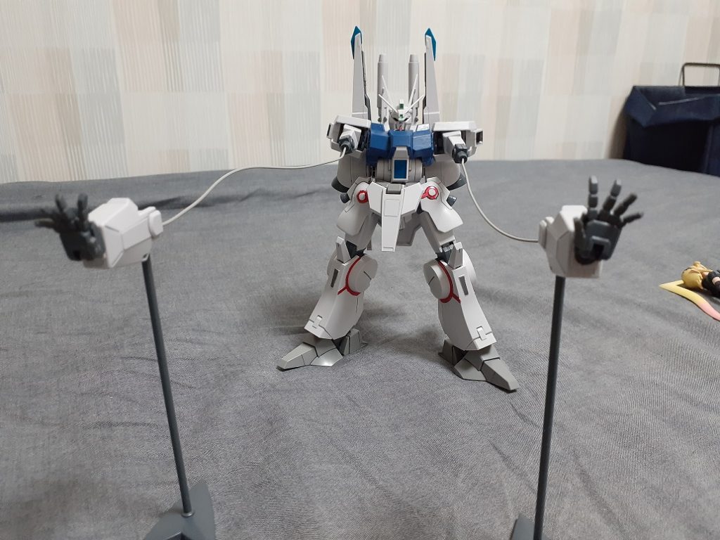 有線式ショックハンドで〆。次元ビルドナックルは手首の角度を付けれるのが良いですね