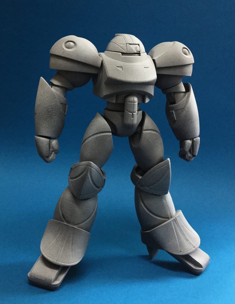 手首はパテで作り直してサフ吹き