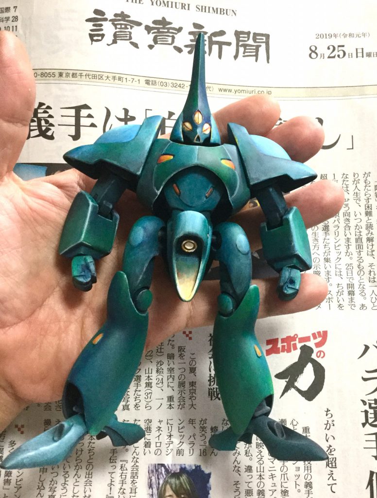 寝て起きて色塗りの続き