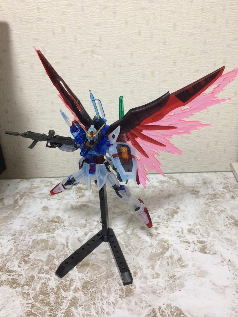 クリアデスティニーが思った以上に綺麗で作って驚きました