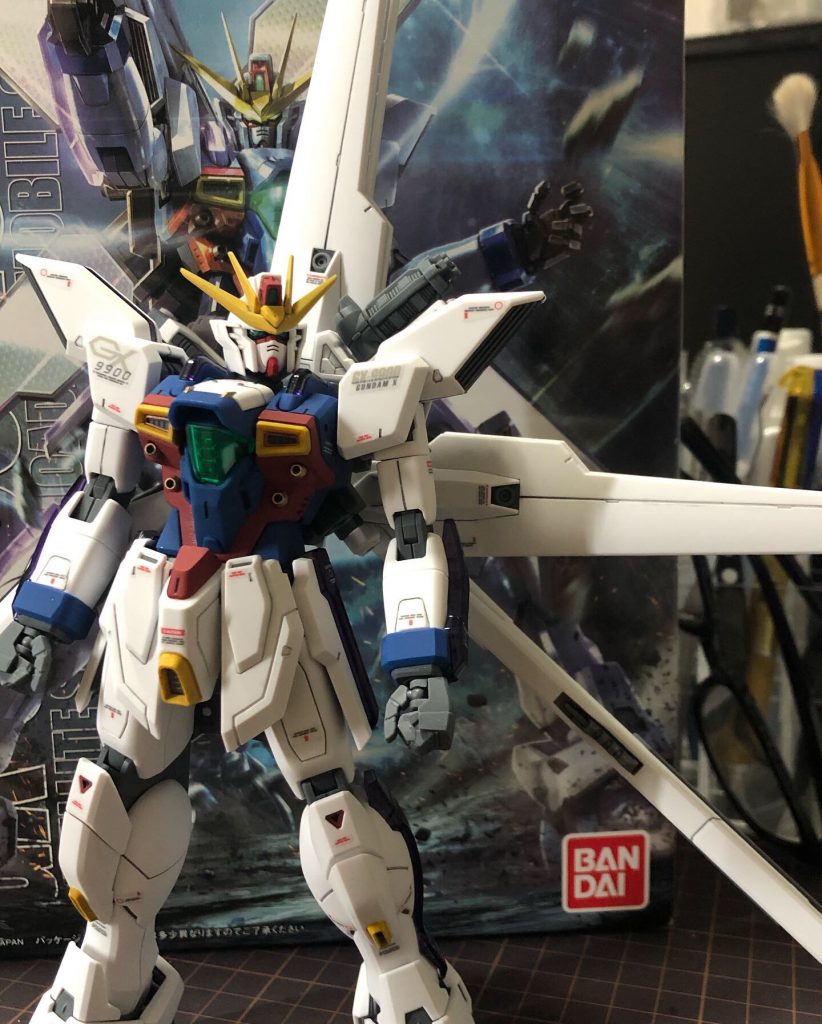 MG 1/100 ガンダムX–4枚目/制作者：すしたろう
