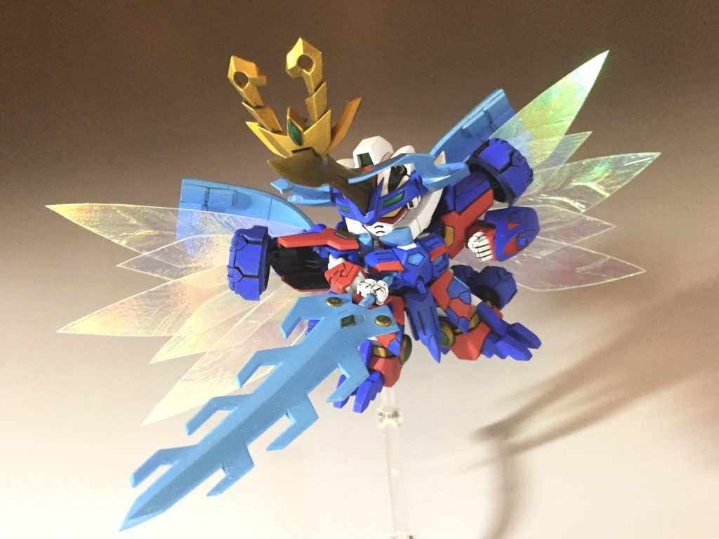 必殺技「天地激震 七星流弾爆」の時に展開する肩のホイールも差し替えで作りました