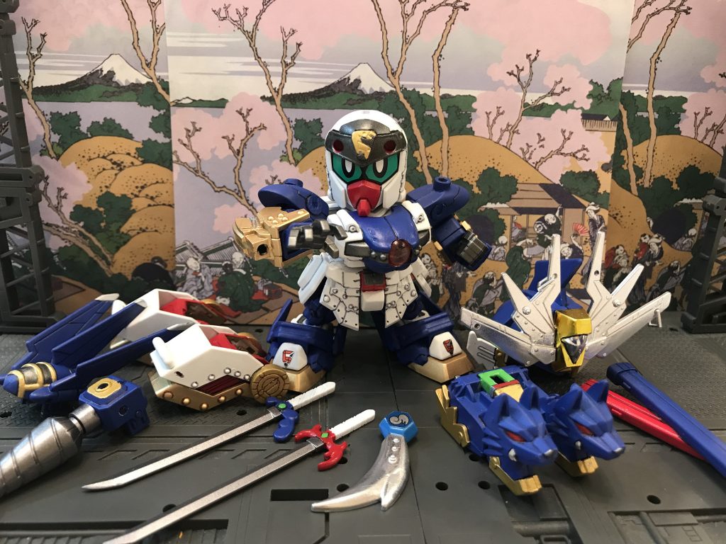 軽装タイプの肩は元キットのものをそのまま使ってます。サイズが合ってよかったです。