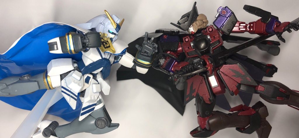 VSジャスティス・ノヴァ零式
妹との対決…