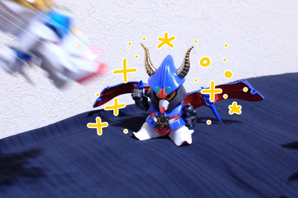 サタン:超有名売れっ子ボス兼騎士ガンダムのライバル、サタンガンダム様……なんの音だ?