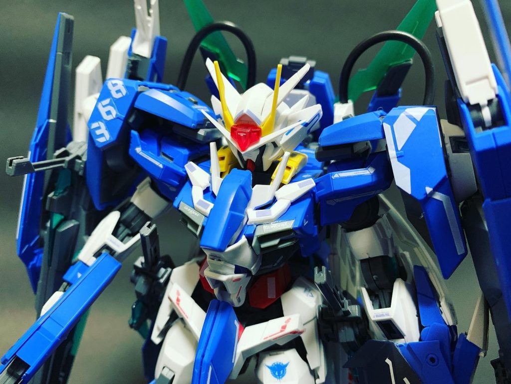 #サムバディ の参加機体ということもあり。368のナンバーデカールも右GNドライヴユニットに貼ってます〜!