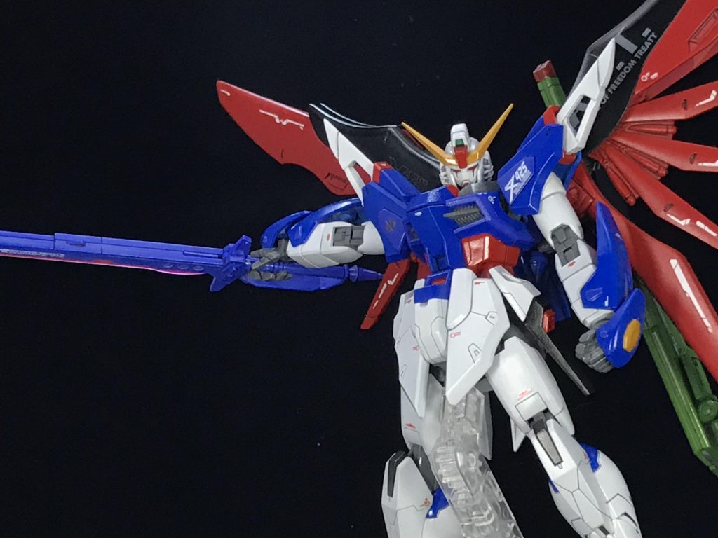 全体を見ての通り製品とは異なるモールドは全てスジボリしました