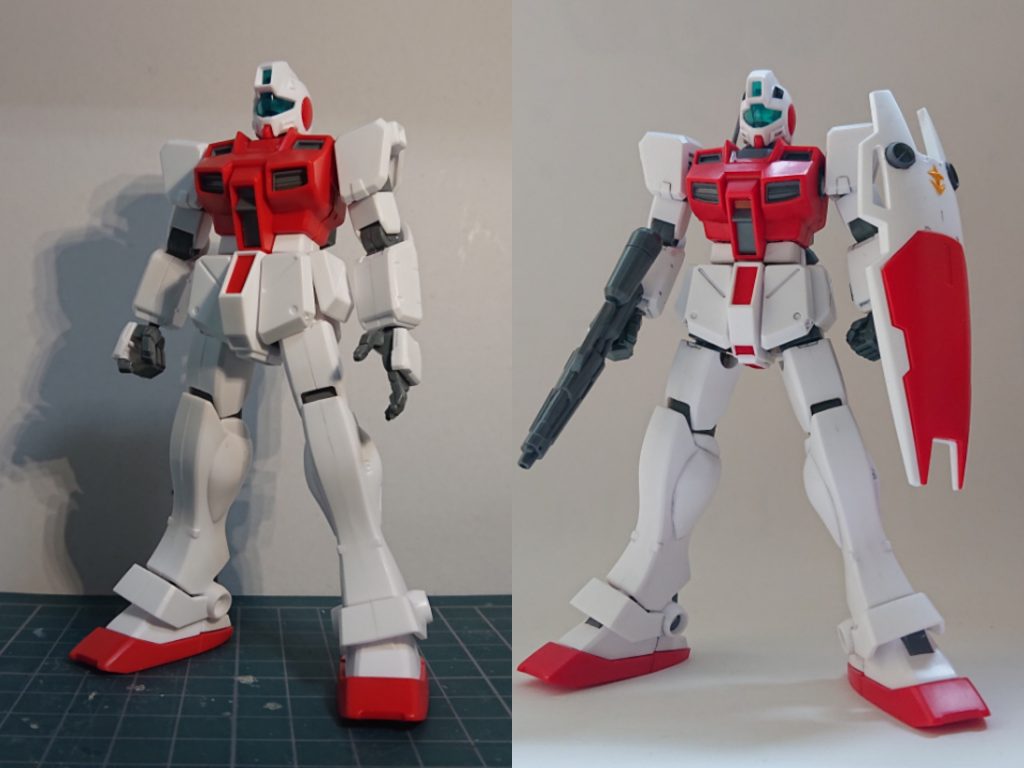 また副産物としてプロポーションも良くなりました笑
本来は合わせ目消しの練習のみだったのですが、可動域とプロポーションが気になってつい手を入れてしまいました笑
でも思いの他上手くいって良かったです笑