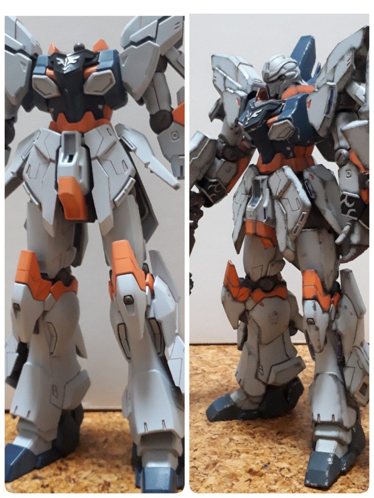 素組みと比較するとだいぶ印象変えれたかな？