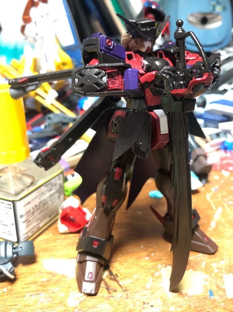 ざっと完成
ここからマスキングで塗り分け