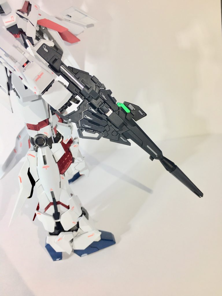 ビームマグナムのマガジンは同じものを3セット、ここだけでデカール30枚貼らないといけなかったので地味に苦痛でした笑