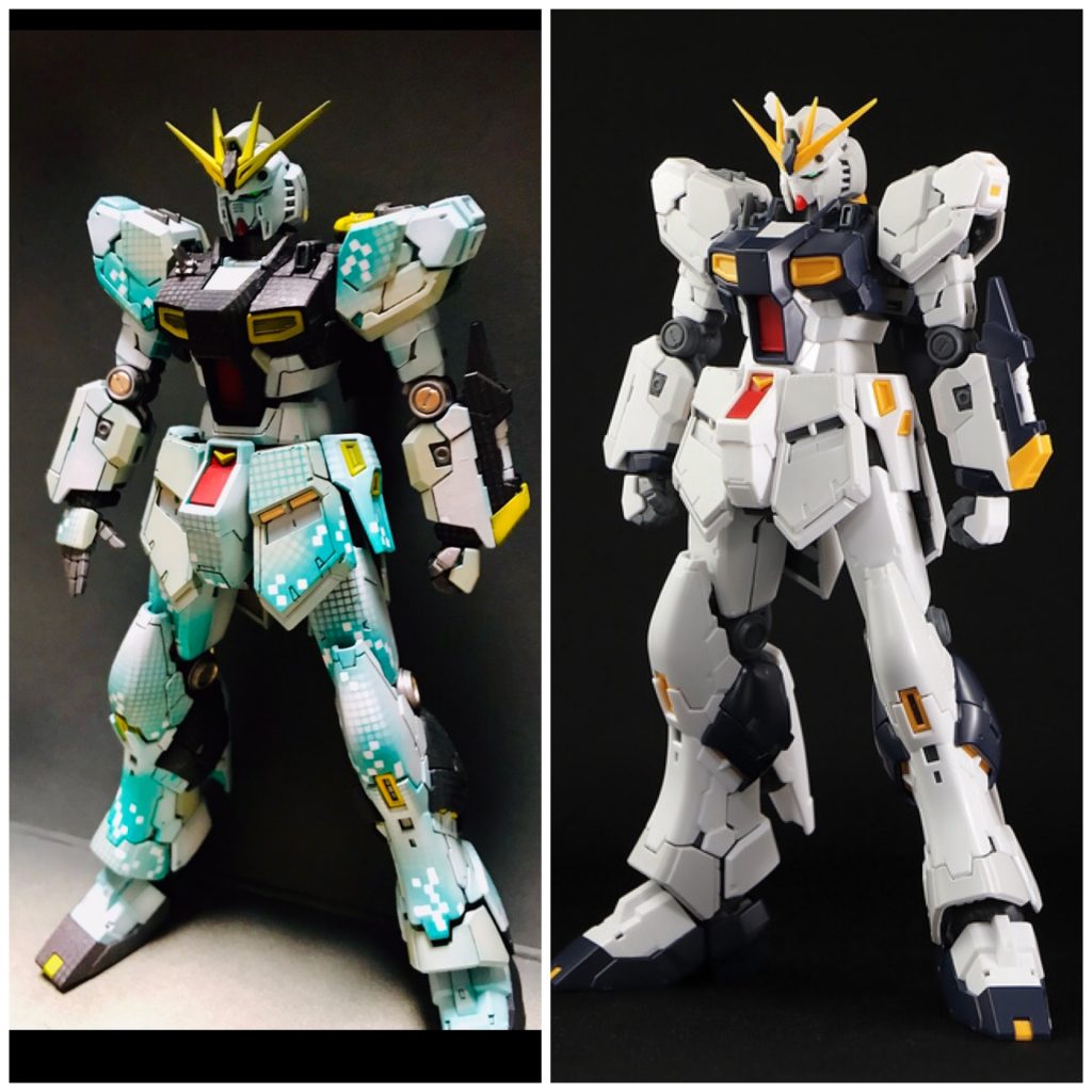 素組みとの比較…イメージ通りになったかなと思います^_^