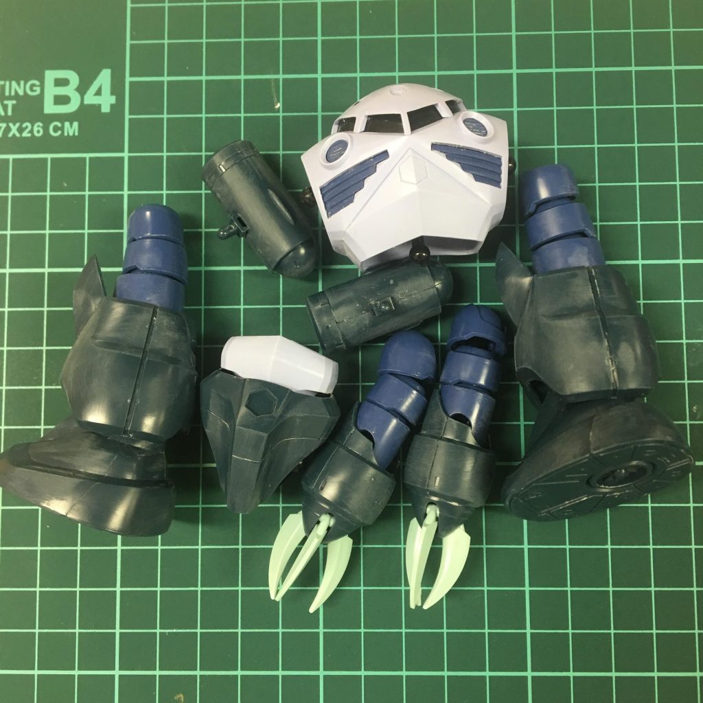 全体のやすりがけ