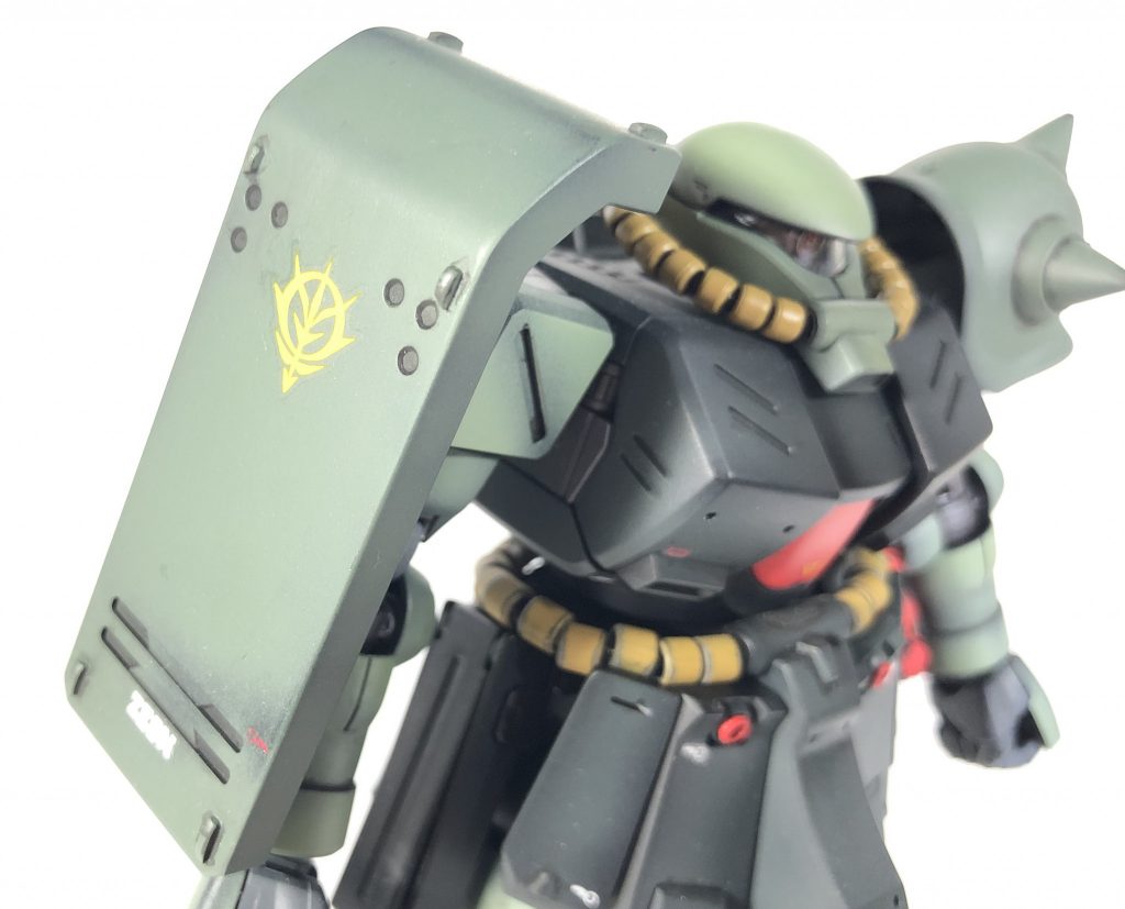 シルードの４隅はプラ棒でディティールアップ